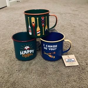Tin Mug Camping Set